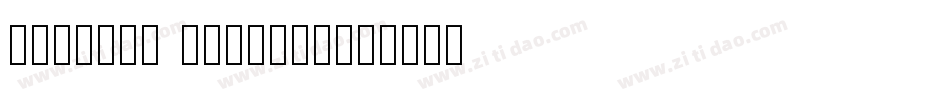 Bookman Regular字体转换